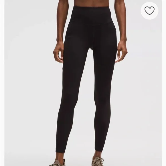 Lululemon Fast & Free High Rise Thermal Tight 28” 5 Pocket Leggings Size 2 - Picture 2 of 6